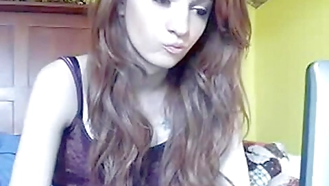 Hot amateur movie with amazing and lovely girl in a tight dress