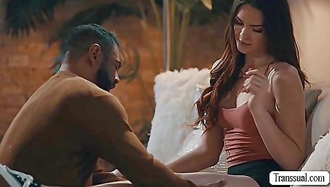 Brunette girl fucked and fucked her big ass from behind