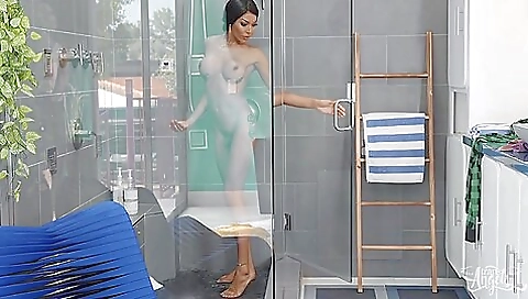 Guy fucks a sexy brunette and she gets fucked in the ass