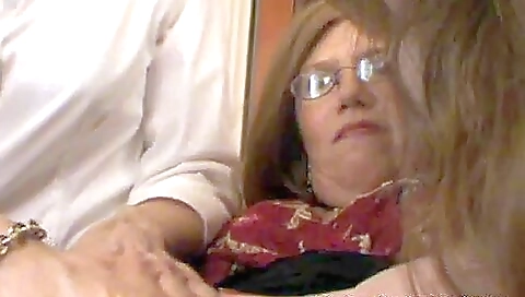 Busty brunette stepmom 19+ is doing a deepthroat sex