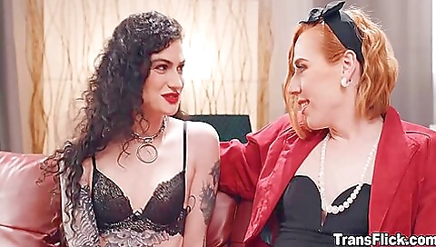 Petite shemale fucks her feet and tears in front of the camera