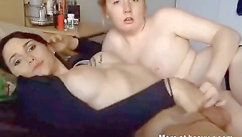 Blonde brunette rimming her lover in amateur scene