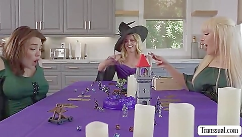 Coco Lovelock Hide Under The Table And Suck Ts Dick