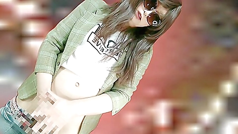 Sexy asian shemale gets her tight asshole fucked by a huge dick