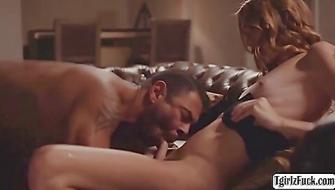 Blonde babe is making it easy for stepdad to get her ass drilled