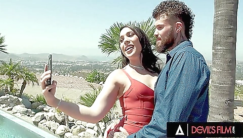 Brunette with a sexy body gets her asshole pounded