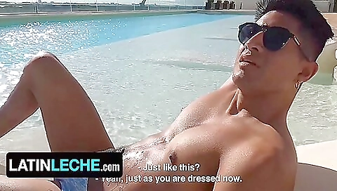 Busty latina gets off from a boy with a large dick