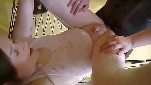 Two busty red-haired brunette sluts fucking a tranny